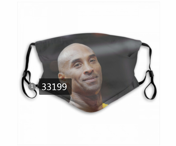 2021 NBA Los Angeles Lakers #24 kobe bryant 33199 Dust mask with filter->nba dust mask->Sports Accessory